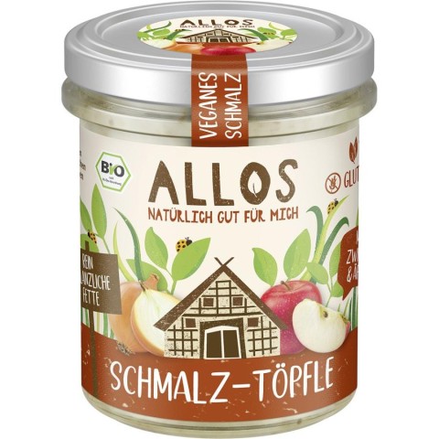 Pateu bio si creme vegetale, Unsoare bio vegetala cu ceapa si mar fara gluten - 150 g, biomag.ro