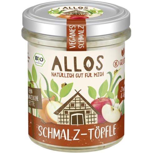 Unsoare bio vegetala cu ceapa si mar fara gluten - 150 g