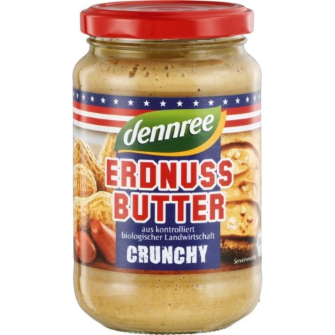 Creme bio din nuci si alune, Unt de arahide crocant - 350 g, biomag.ro