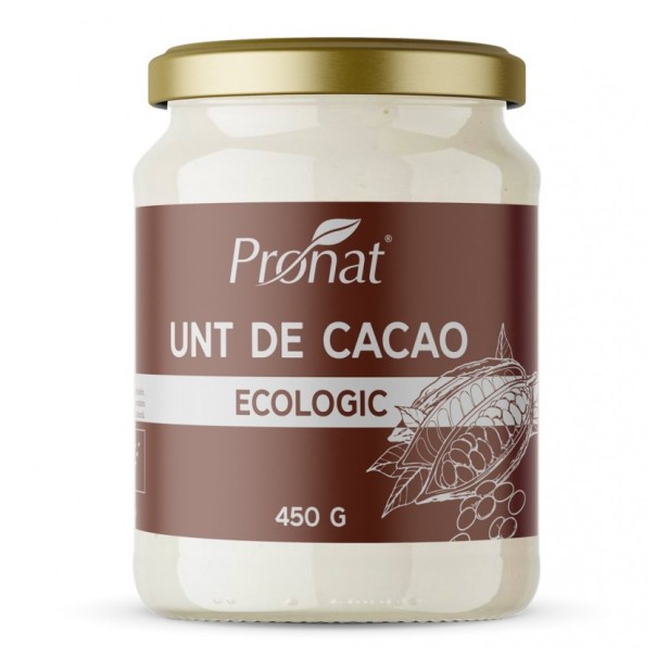 Unt de cacao bio, 450g