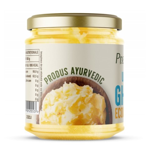 Pronat Glass Pack, Unt ghee bio 200ml, 145g, biomag.ro