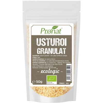 Usturoi uscat granulat fin bio, 50g