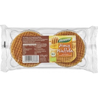 Vafe bio cu miere - 175 g