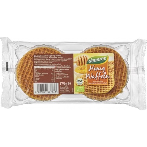 Cereale bio expandate, Vafe bio cu miere - 175 g, biomag.ro