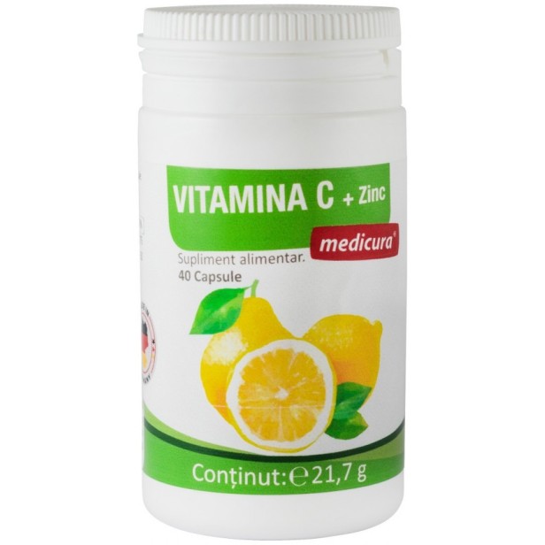 Vitamina c + zinc 60 capsule