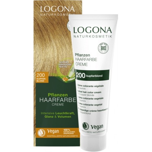Vopsea de par crema, blond cupru 200, 150ml Vopsea de par crema, blond cupru 200, 150ml