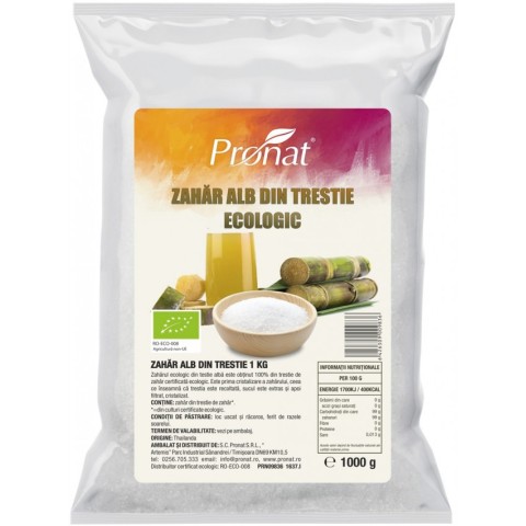 Pagina 2 Indulcitori bio, Zahar alb bio din trestie, 1kg, biomag.ro
