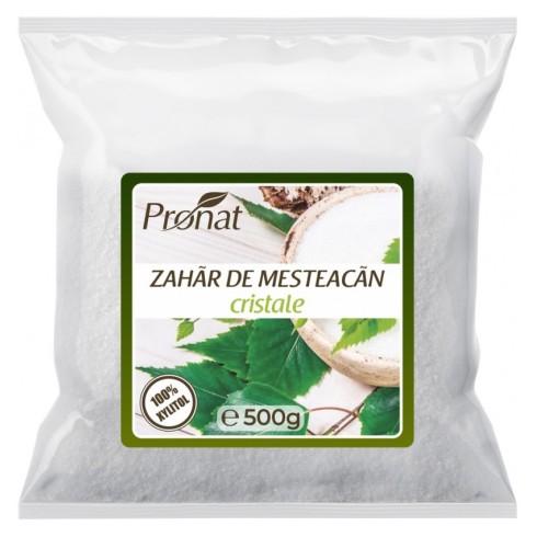 Zahar de mesteacan cristale, 100% xylitol, 500g