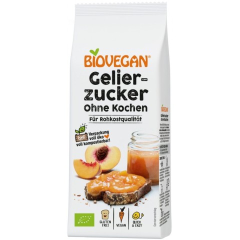 Biovegan, Zahar gelifiant bio, fara gatit, 115g, biomag.ro