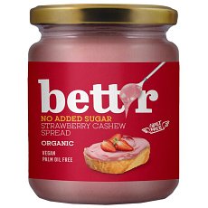 Crema tartinabila de caju si capsuni bio 250g Bettr