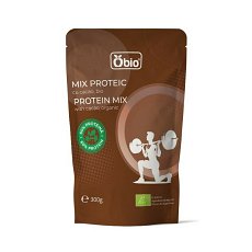 Mix proteic cu cacao bio 300g Obio