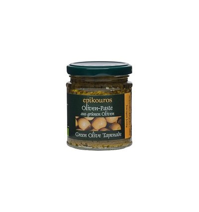 Pastă din măsline verzi tapenade, bio, 190g