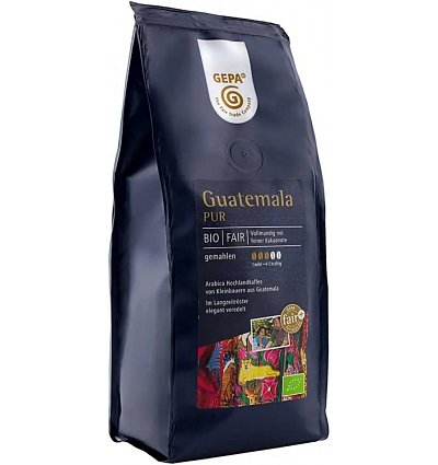 Cafea Bio macinata Guatemala Pur , 250 g