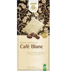 Ciocolata alba cu cafea Cafe Blanc,Bio 100 g