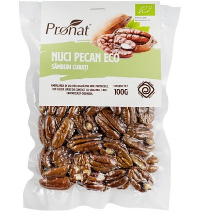 Nuci pecan bio, samburi curati 100g