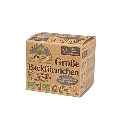Forme de copt pentru briose, mari 6.3 cm, 60 bucati if you care