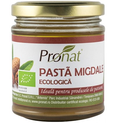 Pasta de migdale bio, 160g