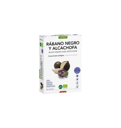 Ridiche neagra si anghinare bio, 200ml 20x10ml bipole