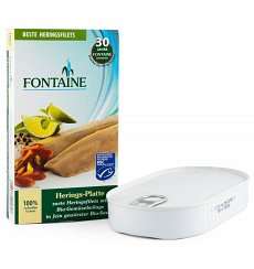 File de hering in sos bio usor picant cu legume - 200 g