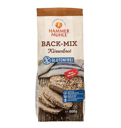 PREMIX PENTRU PAINE MULTICEREALE CU SEMINTE, FARA GLUTEN, 500G HAMMER