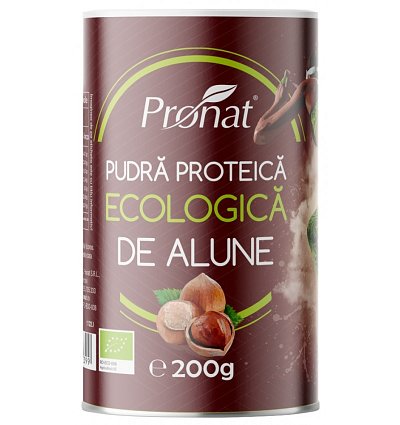 Pudra proteica bio de alune, 200g