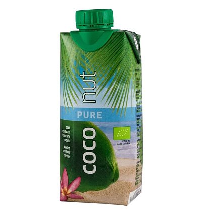 Apa bio de cocos, 330ml aqua verde