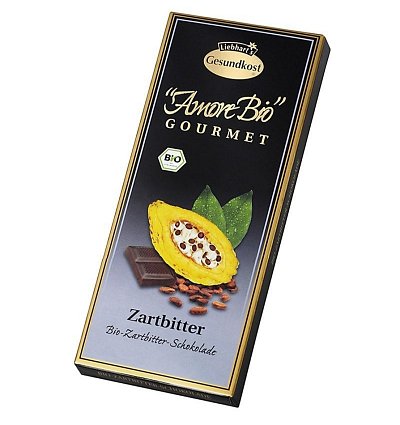 Ciocolata amaruie, 55% cacao, 100g liebhart\'s amore bio