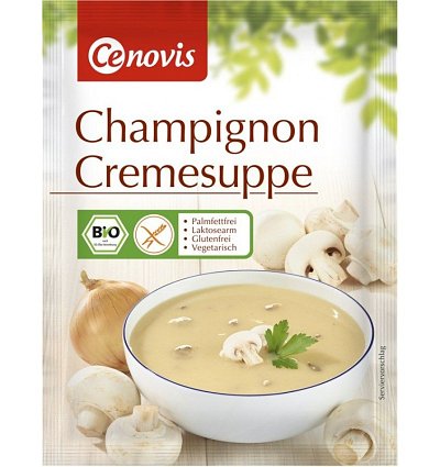 Supa crema bio de ciuperci champignon, 60g