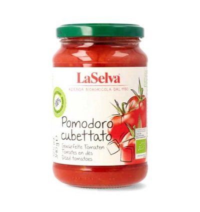 Rosii bio taiate cubulete, 340g