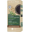 Vopsea de par bio pe baza de plante, maro inchis 100g