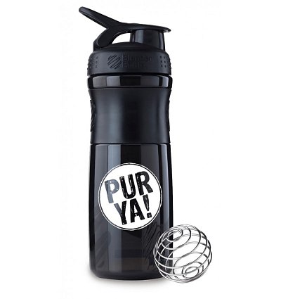 Shaker fitness pentru shake-uri proteice si bauturi 760ml pur ya