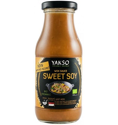Sos bio dulce din soia pentru wok, 240ml