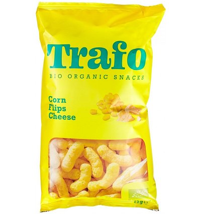 Pufuleti bio din porumb cu cascaval, 75g