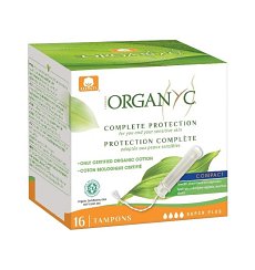 Bio Tampoane Super plus compact din bumbac organic, 16 buc
