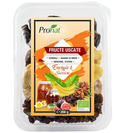Mix bio de fructe uscate energie si savoare 200g