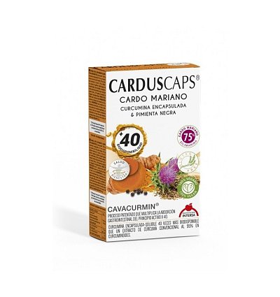 Capsule cu armurariu, curcuma si piper negru, 60 capsule carduscaps