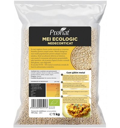 Mei bio nedecorticat, 1000g
