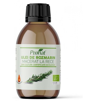 Ulei bio de rozmarin macerat la rece, 100ml