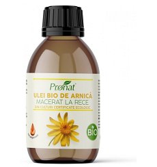 Ulei BIO de arnica macerat la rece, 100 ml