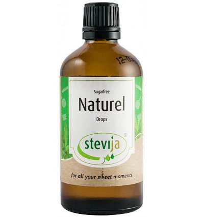 Indulcitor lichid din stevie, natural, 100ml