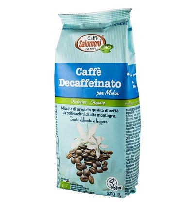 Cafea bio decofeinizata 250g salomoni cafe