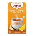 Ceai bio ghimbir cu portocale si vanilie, 17 pliculete 30.6g yogi