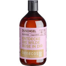Gel de dus cu trandafir salbatic bio - 500 ml