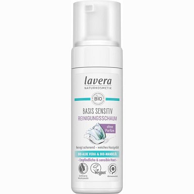 Spuma demachianta cu aloe vera bio si ulei de migdale bio sensitiv - 150 ml