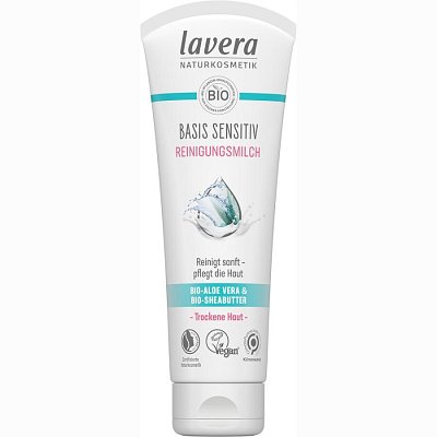 Lapte demachiant cu aloe vera bio si unt de shea bio pentru piele uscata sensitiv  - 125 ml