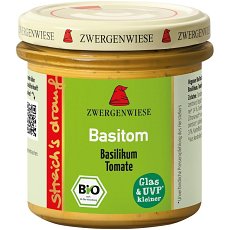 Crema tartinabila Basitom cu busuioc si tomate fara gluten - 135 g