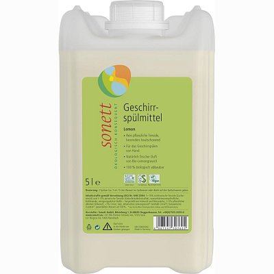 Detergent pentru spalat vase cu lamaie bio - 5 l