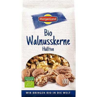 Miez de nuca bio jumatati - 100 g