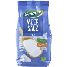 Sare de mare bio fina neiodata - 500 g