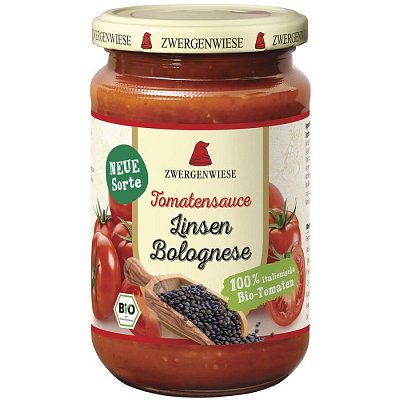 Sos bolognese bio cu  tomate si linte  - 340 ml